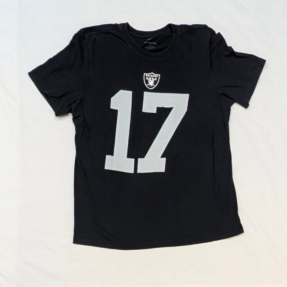 Nike Las Vegas Raiders Davante Adams 17 Black T-Shirt Mens Large NFL Football